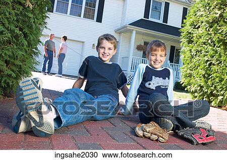 Children sitting in driveway BE 3 View Large Photo Image Stock Image - Children sitting in driveway BE 3. Fotosearch