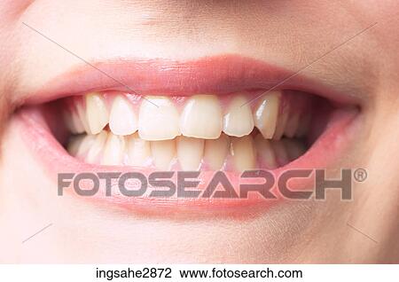 Close-up of woman's mouth View Large Photo Image Stock Image - Close-up of woman's mouth . Fotosearch