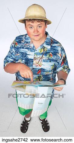 comical adult tourist View Large Photo Image Stock Image - comical adult tourist . Fotosearch