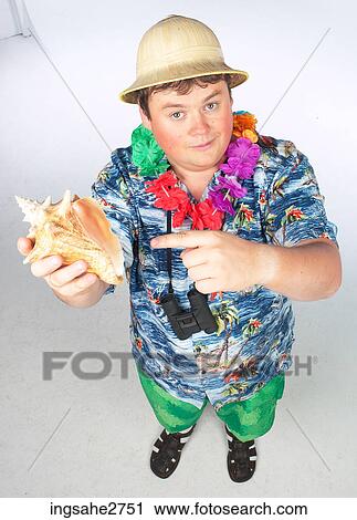 comical adult tourist View Large Photo Image Stock Image - comical adult tourist . Fotosearch