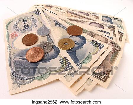 Stock Image - Currency from Japan . Fotosearch