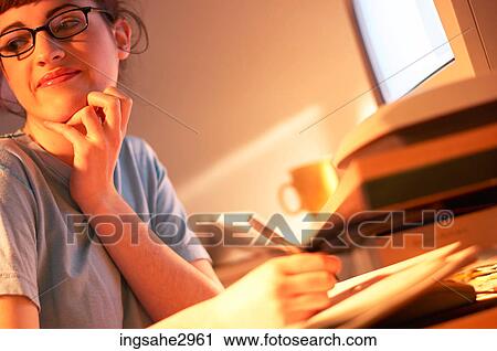 Distracted student View Large Photo Image Stock Image - Distracted student . Fotosearch