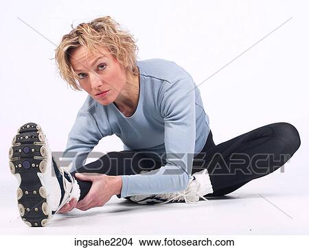 exercise woman stretching View Large Photo Image Picture - exercise woman stretching . Fotosearch