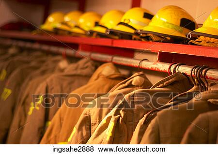 Firefighting gear View Large Photo Image Stock Photo - Firefighting gear . Fotosearch