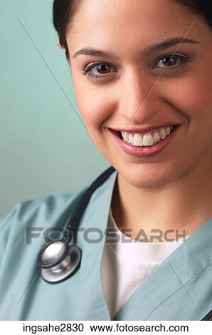 Stock Image - Health care professional . Fotosearch