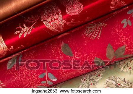 Holiday gift wrap View Large Photo Image Stock Image - Holiday gift wrap . Fotosearch
