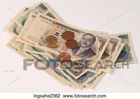 Stock Image - Japanese currency. Fotosearch