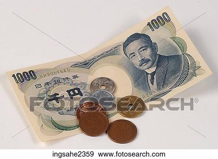 Japanese currency View Large Photo Image Stock Photo - Japanese currency . Fotosearch