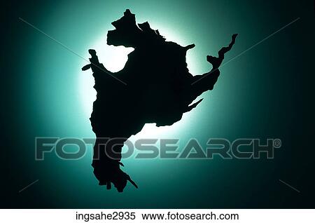 Stock Photography - Lit up globe . Fotosearch