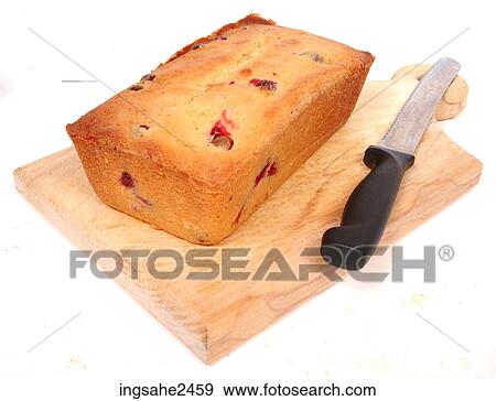 Stock Photo - Loaf of fruit bread . Fotosearch