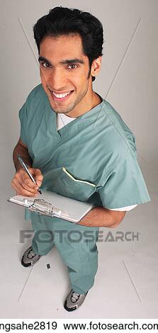 man in hospital scrubs View Large Photo Image Stock Photo - man in hospital scrubs . Fotosearch