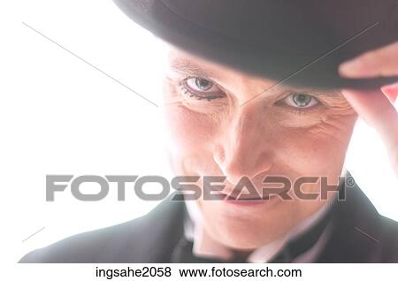 Stock Photo - Man in tuxedo with top hat BE 11. Fotosearch