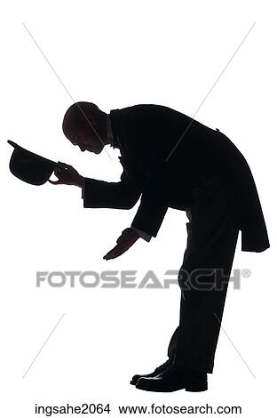 Picture - man with top hat BE 17. Fotosearch