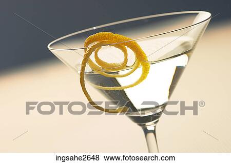 Stock Photo - Martini with a twist an 2. Fotosearch