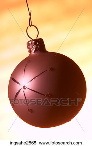 Stock Photography - Mauve Christmas decoration . Fotosearch