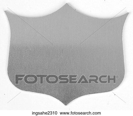 Stock Image - Metal plaque . Fotosearch