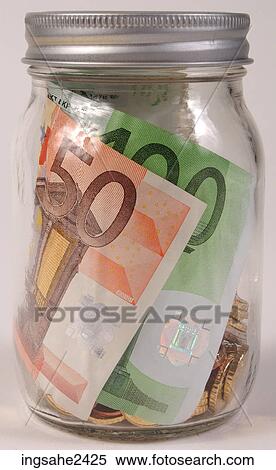 Money in jar View Large Photo Image Stock Photography - Money in jar . Fotosearch