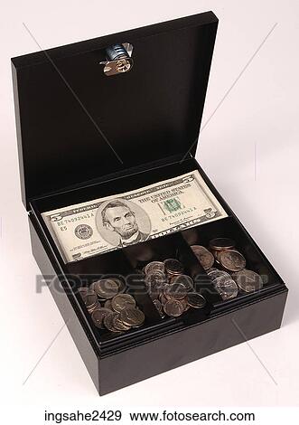 Money in lockbox View Large Photo Image Stock Photo - Money in lockbox . Fotosearch