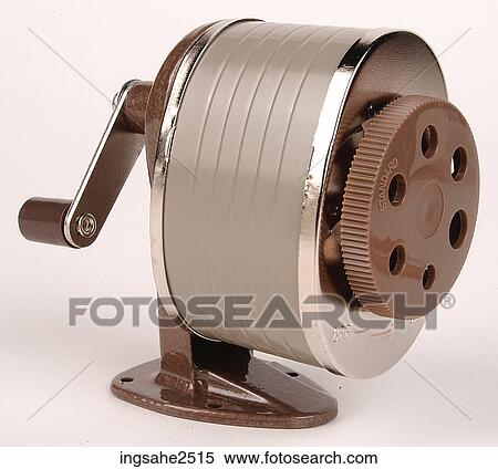 Pencil sharpener View Large Photo Image Stock Photography - Pencil sharpener . Fotosearch