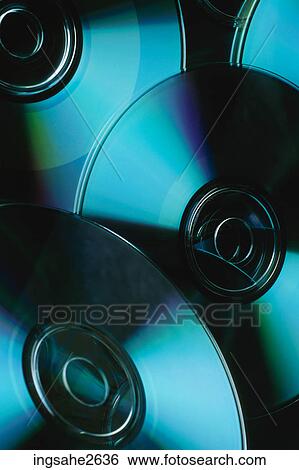 Stock Photograph - Pile of CD's . Fotosearch