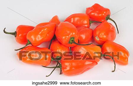 Stock Photo - red bell peppers . Fotosearch