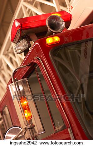 Red fire truck View Large Photo Image Stock Image - Red fire truck . Fotosearch