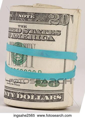 Roll of American currency View Large Photo Image Stock Photography - Roll of American currency . Fotosearch