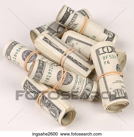 Rolls of American bills View Large Photo Image Stock Image - Rolls of American bills . Fotosearch
