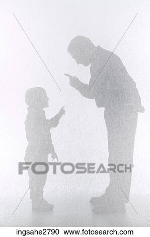 Silhouette of man and child View Large Photo Image Stock Image - Silhouette of man and child . Fotosearch