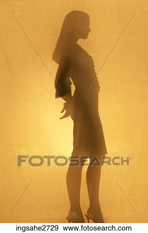 Silhouette of woman View Large Photo Image Stock Photo - Silhouette of woman . Fotosearch