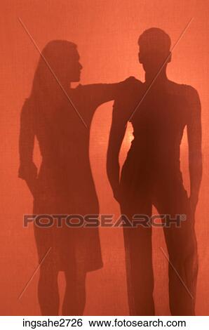 Silhouettes of two women View Large Photo Image Stock Photograph - Silhouettes of two women . Fotosearch
