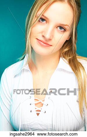 Smiling young girl View Large Photo Image Picture - Smiling young girl . Fotosearch