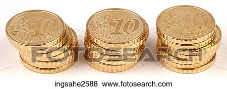 Stock Photo - Stacks of coins . Fotosearch