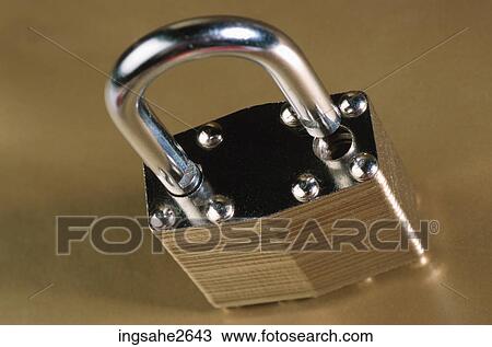 Steel padlock View Large Photo Image Stock Image - Steel padlock . Fotosearch