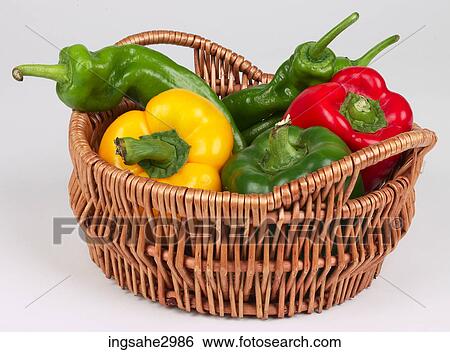 vegetable basket View Large Photo Image Stock Photograph - vegetable basket . Fotosearch