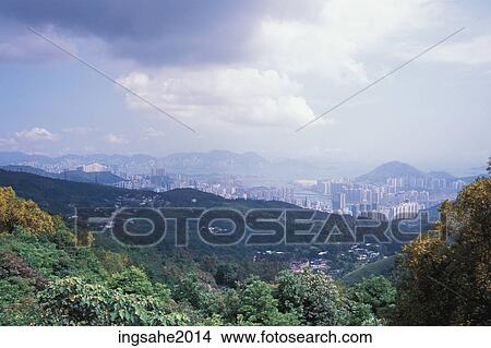View of downtown Hong Kong View Large Photo Image Picture - View of downtown Hong Kong. Fotosearch