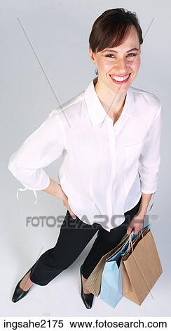 Stock Photography - women going shopping . Fotosearch
