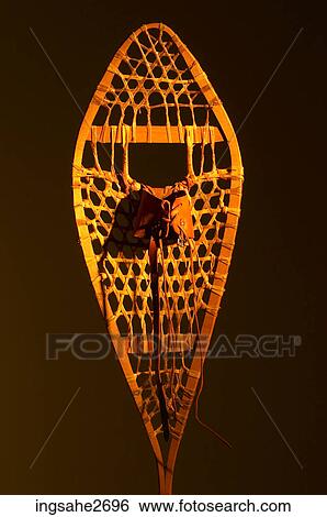 Wooden snowshoe View Large Photo Image Stock Photograph - Wooden snowshoe . Fotosearch