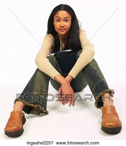 young woman ready for school View Large Photo Image Stock Photo - young woman ready for school . Fotosearch