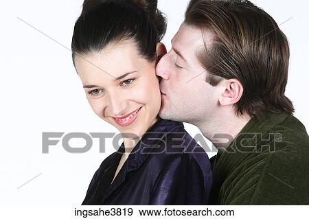 Adult couple hugging and kissing View Large Photo Image Stock Photo - Adult couple hugging and kissing . Fotosearch