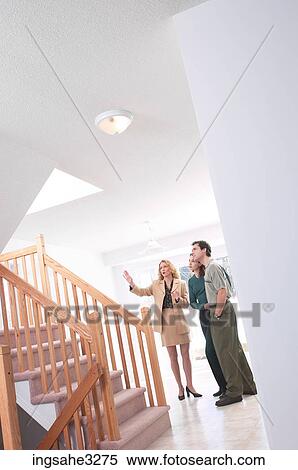 Adult couple in new house View Large Photo Image Stock Photography - Adult couple in new house . Fotosearch