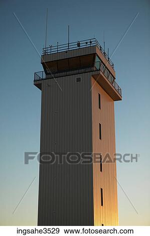 Airplane control tower View Large Photo Image Stock Photo - Airplane control tower . Fotosearch