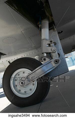 Airplane landing gear View Large Photo Image Picture - Airplane landing gear . Fotosearch
