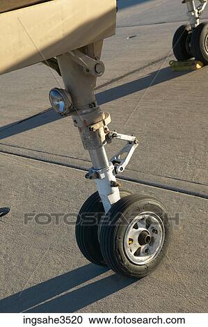 Airplane landing gear View Large Photo Image Stock Image - Airplane landing gear . Fotosearch