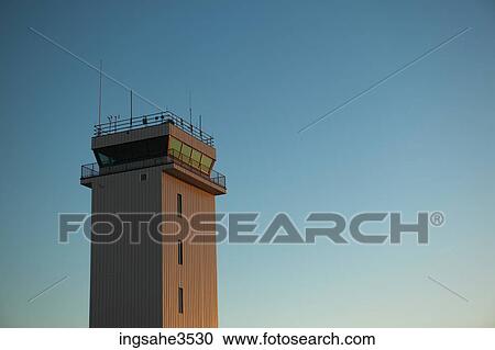 Airport control tower View Large Photo Image Stock Image - Airport control tower . Fotosearch