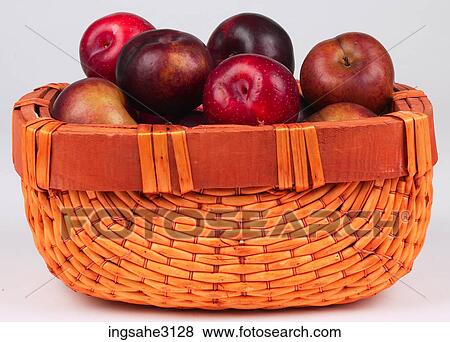 Apples in a basket View Large Photo Image Stock Photo - Apples in a basket . Fotosearch