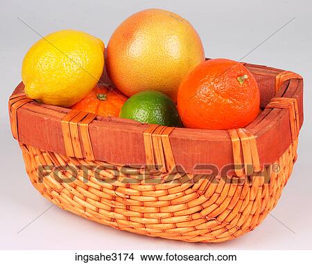 assorted fruits in basket View Large Photo Image Picture - assorted fruits in basket . Fotosearch