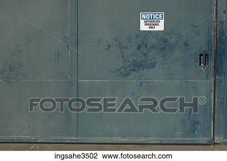 Authorized personal only View Large Photo Image Stock Image - Authorized personal only . Fotosearch