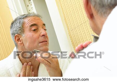 Business man shaving View Large Photo Image Stock Photography - Business man shaving . Fotosearch