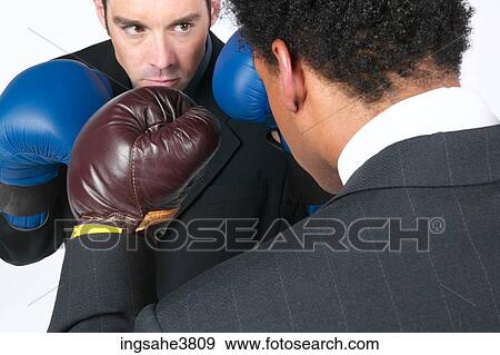 Businessman boxing Businessman View Large Photo Image Stock Photo - Businessman boxing Businessman . Fotosearch